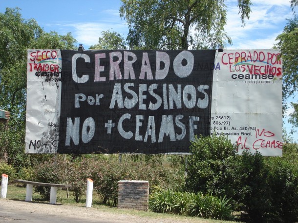 Corte en CEAMSE, 2008